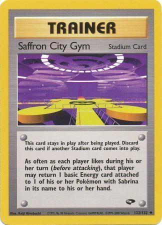 Saffron City Gym 122/132 - Unlimited Gym Challenge - Uncommon