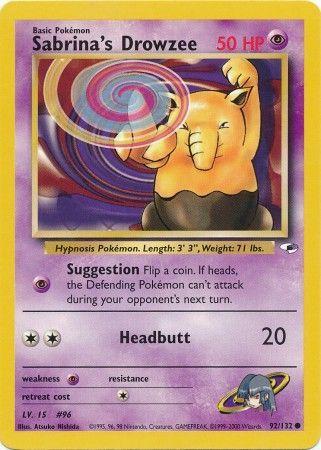 Sabrina's Drowzee 092/132 - Unlimited Gym Heroes - Common
