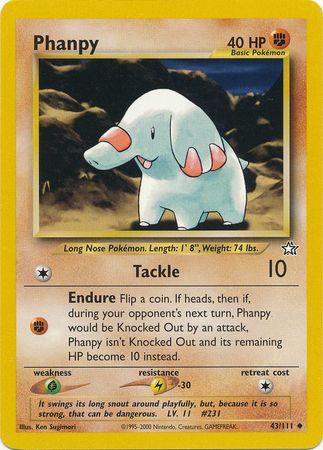 Phanpy 043/111 - Unlimited Neo Genesis - Uncommon