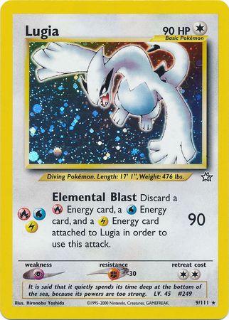 Lugia 009/111 - Unlimited Holofoil Neo Genesis - Holo Rare