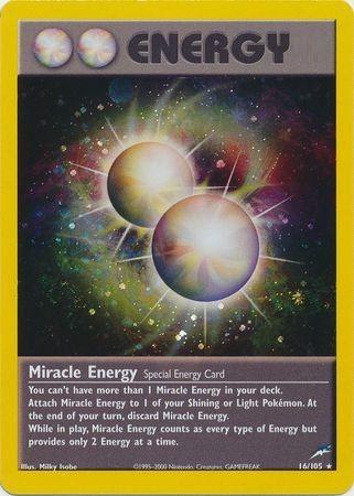 Miracle Energy 016 - Unlimited Holofoil Neo Destiny - Holo Rare