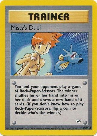Misty's Duel 123/132 - Unlimited Gym Heroes - Common