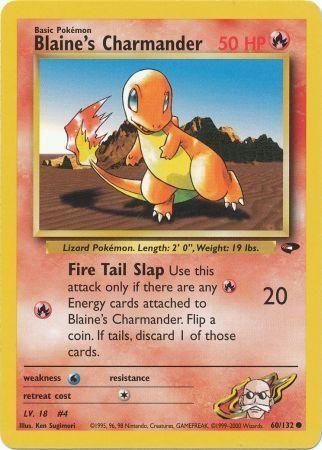 Blaine's Charmander 060/132 - Unlimited Gym Challenge - Common