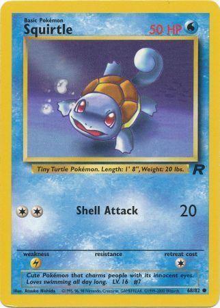 Squirtle 068/82 - Unlimited Team Rocket - Common