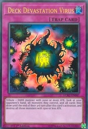 Deck Devastation Virus (LCKC-EN047) - Legendary Collection Kaiba Unlimited