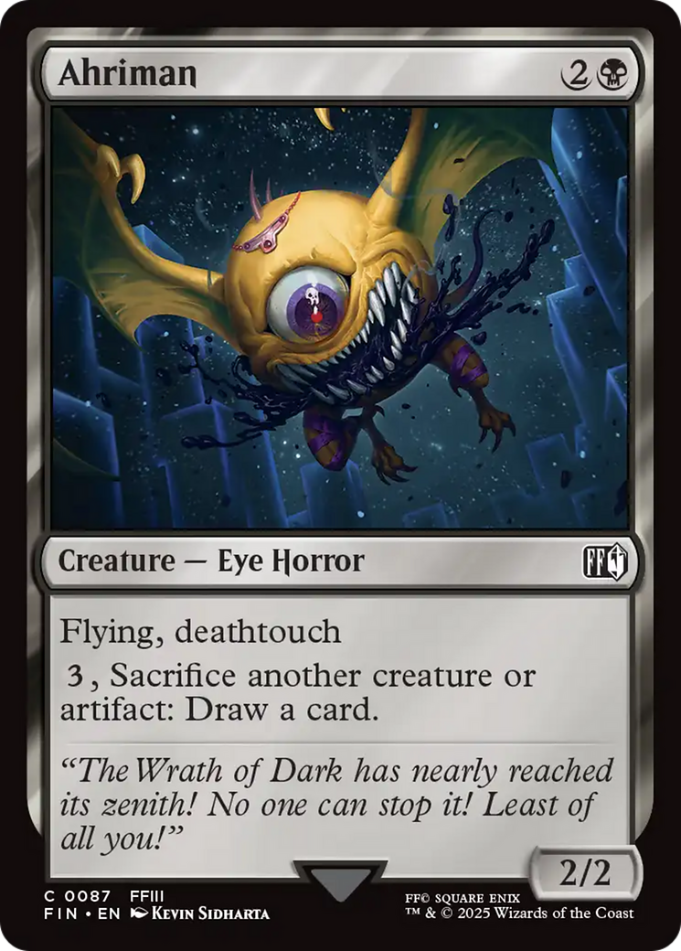Ahriman (FIN-087) - FINAL FANTASY Foil