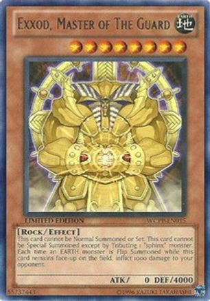Exxod, Master of The Guard (WCPP-EN015) - World Championship 2010 Card Pack Limited