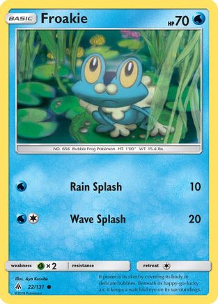 Froakie (22) 022/131 - Reverse Holofoil SM Forbidden Light - Common