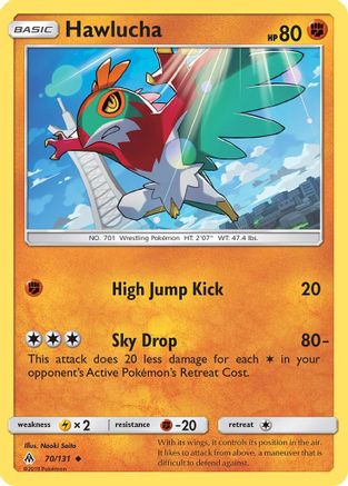 Hawlucha 070 SM Forbidden Light - Uncommon