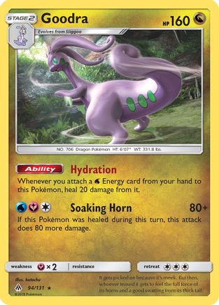 Goodra 094/131 - Holofoil SM Forbidden Light - Holo Rare