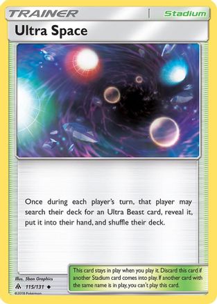 Ultra Space 115/131 SM Forbidden Light - Uncommon