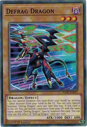Defrag Dragon (FLOD-EN011) - Flames of Destruction 1st Edition