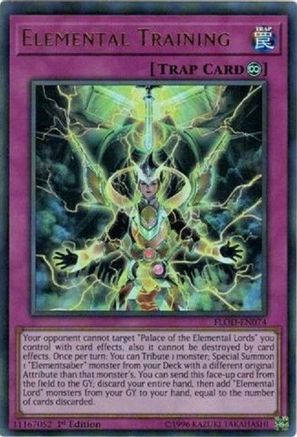 Elemental Training (FLOD-EN074) - Flames of Destruction 1st Edition