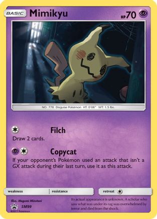 Mimikyu SM99 - Holofoil SM Promos - Promo