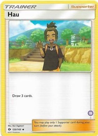 Hau (19) (Alolan Sandslash Half-Deck) 120 SM Trainer Kit Alolan Sandslash & Alolan Ninetales - Uncommon
