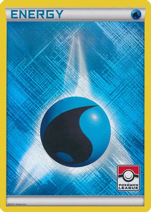 Water Energy (2011 Pokemon League Promo) - Holofoil League & Championship Cards - Promo