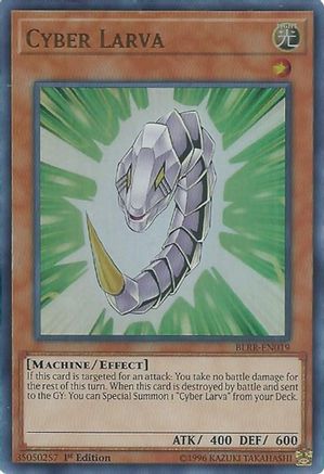 Cyber Larva (BLRR-EN019) - Battles of Legend: Relentless Revenge 1st Edition