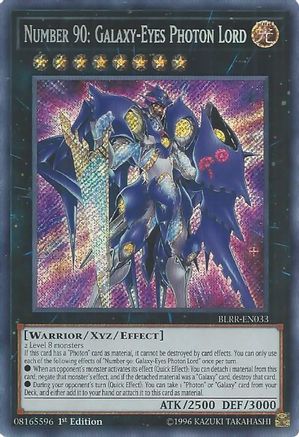 Number 90: Galaxy-Eyes Photon Lord (BLRR-EN033) - Battles of Legend: Relentless Revenge 1st Edition