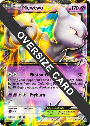 Mewtwo EX XY183 - Holofoil Jumbo Cards - Promo