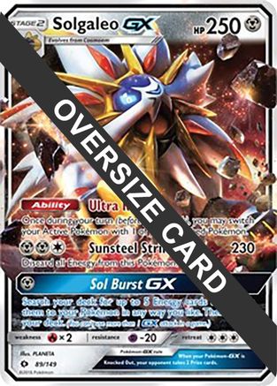 Solgaleo GX 089/149 - Holofoil Jumbo Cards - Promo