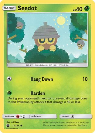 Seedot (11) 011 - Reverse Holofoil SM Celestial Storm - Common