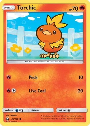Torchic (26) 026/168 SM Celestial Storm - Common