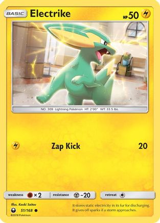 Electrike 051 - Reverse Holofoil SM Celestial Storm - Common