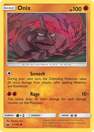 Onix 071/168 SM Celestial Storm - Common
