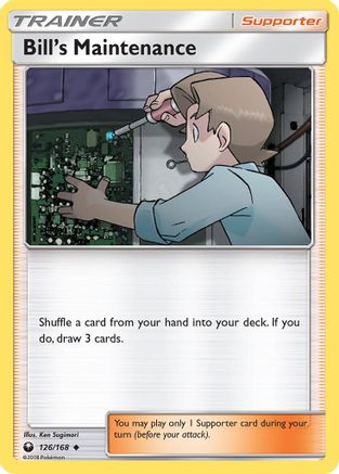 Bill's Maintenance 126/168 SM Celestial Storm - Uncommon
