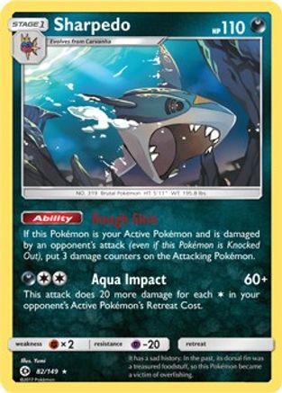 Sharpedo 082/149 - Holofoil Blister Exclusives - Promo