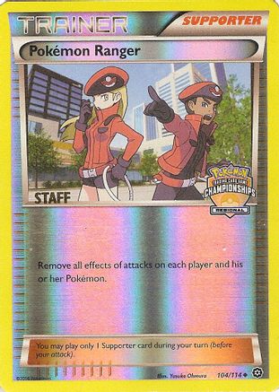 Pokemon Ranger 104/114 - Reverse Holofoil League & Championship Cards - Promo