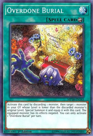Overdone Burial (MP18-EN143) - 2018 Mega-Tins Mega Pack 1st Edition
