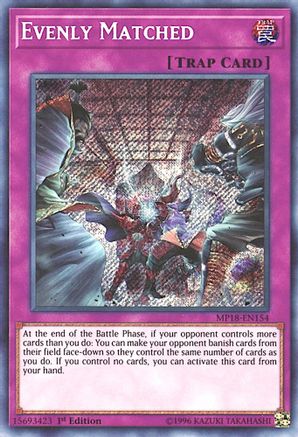 Evenly Matched (MP18-EN154) - 2018 Mega-Tins Mega Pack 1st Edition
