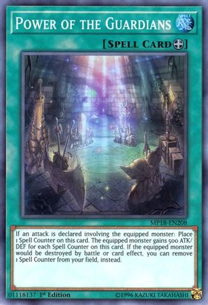 Power of the Guardians (MP18-EN208) - 2018 Mega-Tins Mega Pack 1st Edition