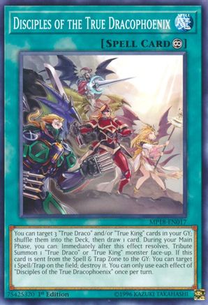 Disciples of the True Dracophoenix (MP18-EN017) - 2018 Mega-Tins Mega Pack 1st Edition