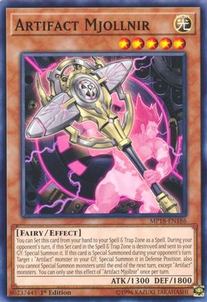 Artifact Mjollnir (MP18-EN186) - 2018 Mega-Tins Mega Pack 1st Edition