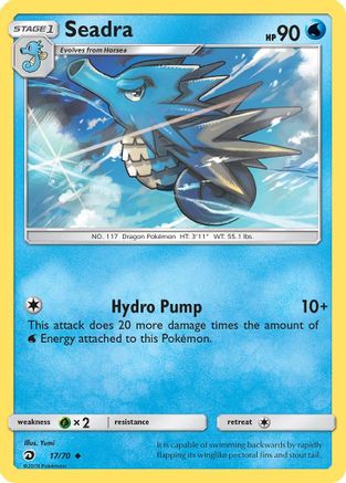 Seadra 017 Dragon Majesty - Uncommon