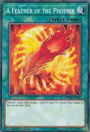 A Feather of the Phoenix (LEHD-ENA26) - Legendary Hero Decks 1st Edition