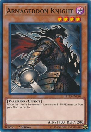 Armageddon Knight (LEHD-ENC06) - Legendary Hero Decks 1st Edition