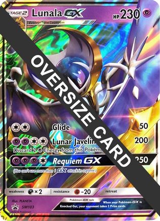 Lunala GX SM103 - Holofoil Jumbo Cards - Promo