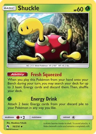 Shuckle 016/214 SM Lost Thunder - Uncommon