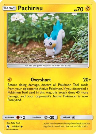 Pachirisu 080/214 SM Lost Thunder - Common