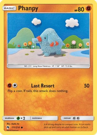 Phanpy 111/214 SM Lost Thunder - Common