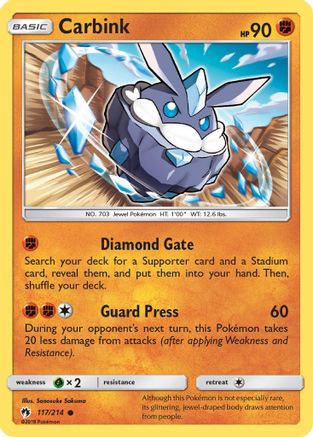 Carbink (117) 117 SM Lost Thunder - Common