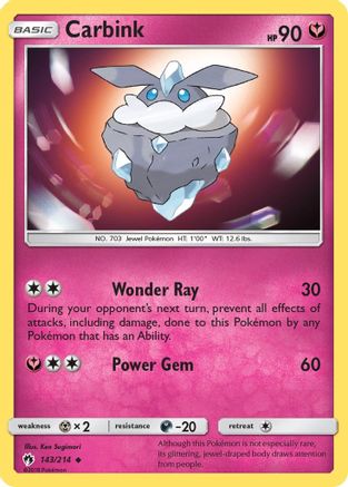 Carbink (143) 143/214 SM Lost Thunder - Uncommon