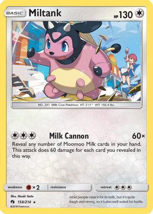 Miltank 158/214 SM Lost Thunder - Rare