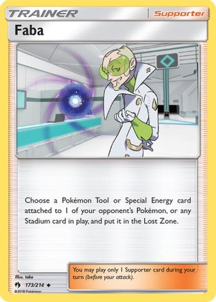 Faba 173/214 SM Lost Thunder - Uncommon