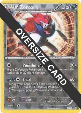 Zoroark BW BW19 - Holofoil Jumbo Cards - Promo