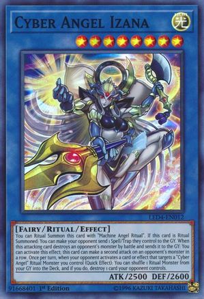 Cyber Angel Izana (LED4-EN012) - Legendary Duelists: Sisters of the Rose 1st Edition