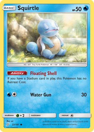 Squirtle (22) 022/181 SM Team Up - Common